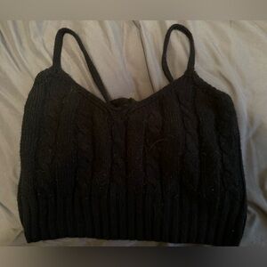 Knitted crop top